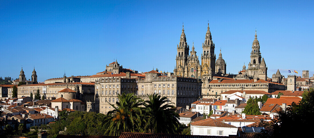 Spain-September 2009 Galicia Region Santiago de Compostela City (W.H.) The Cathedral