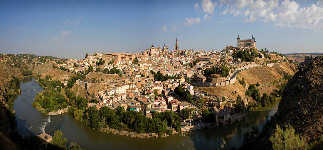 Spain-September 2009 Castilla La Mancha Region Toledo City Tajo River