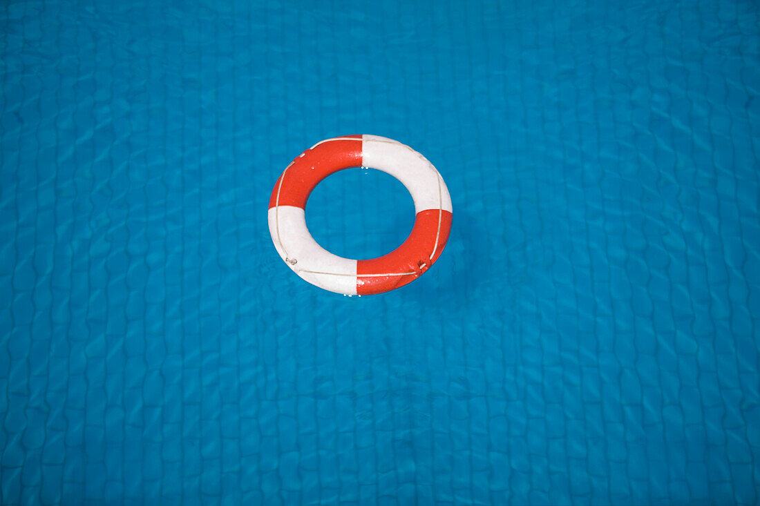 Lifesaver. Pool, fresh, water, blue