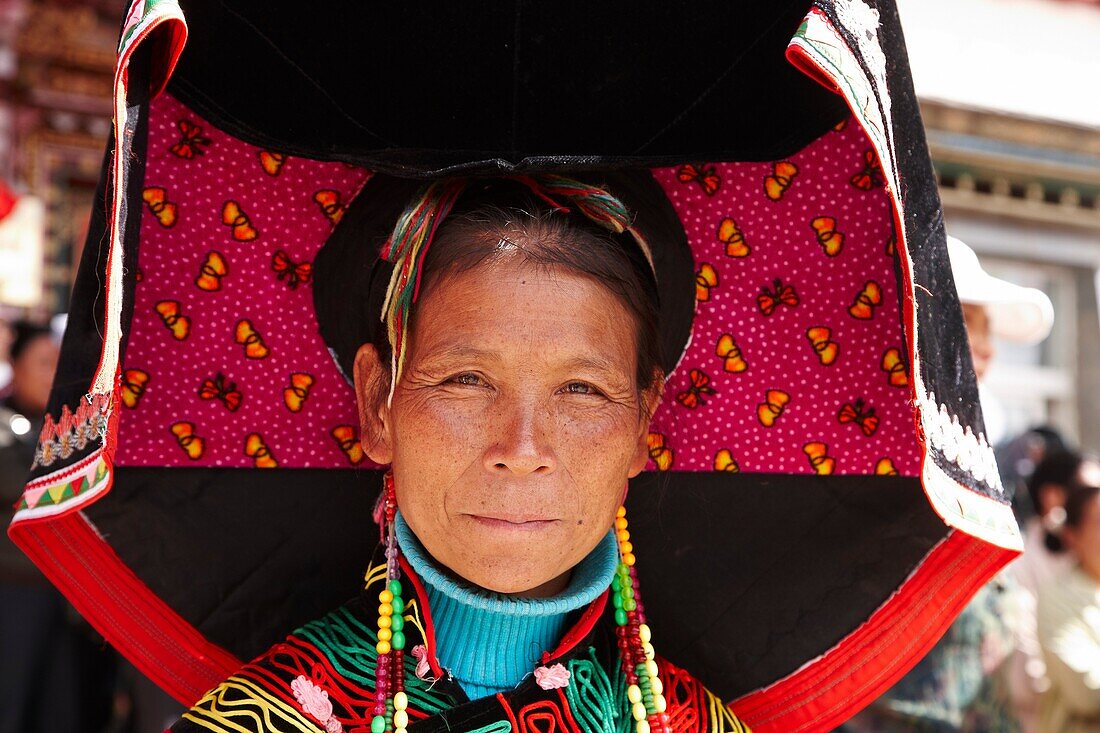 Festival of minorities, Old Town, Zhongdian Shangri-La Valley Valley, Shangri-La Zhongdian, Yunnan, China