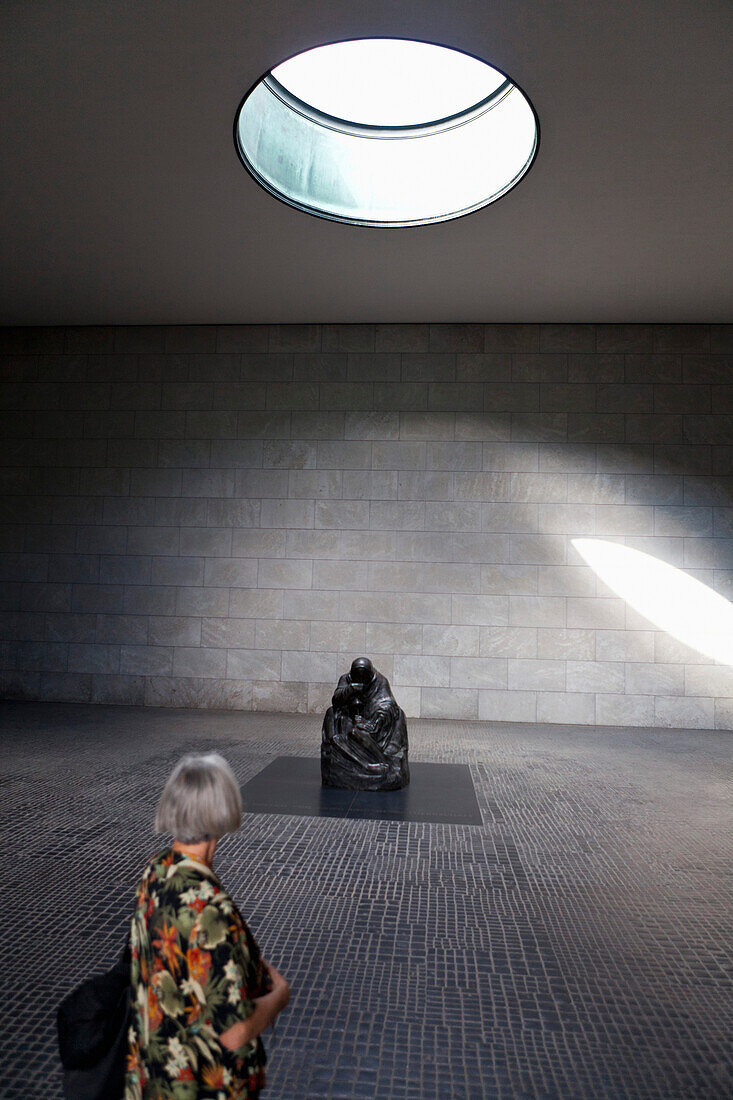 Monument to the Victims of War and Tyranny, sculpture Mother with her Dead Son, Neue Wache, Unten den Linden, Berlin Mitte, Berlin, Germany