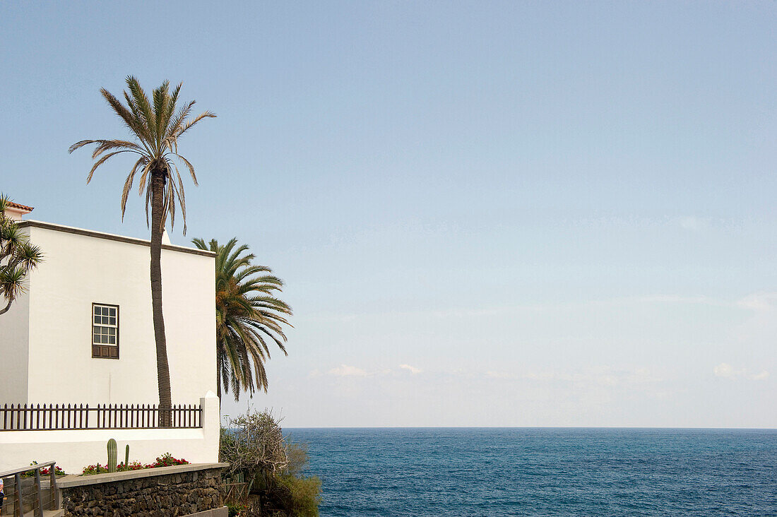 Historic town house on the waterfront, Puerto de la Cruz, Tenerife, Canary Islands, Spain, Europe