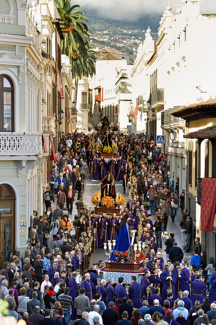 Easter procession, Semana Santa, La Orotava, Tenerife, Canary Islands, Spain, Europe