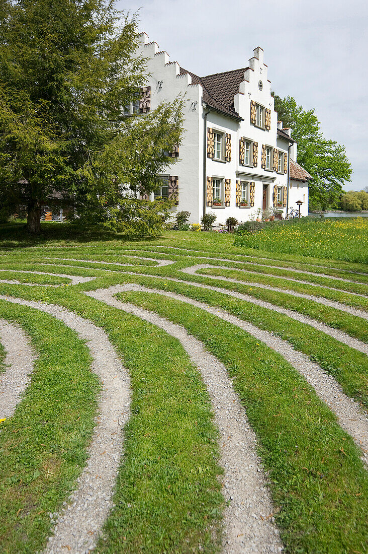 Kloster Werd auf der Insel Werd, Stein am Rhein, Bodensee, Kanton Schaffhausen, Schweiz, Europa