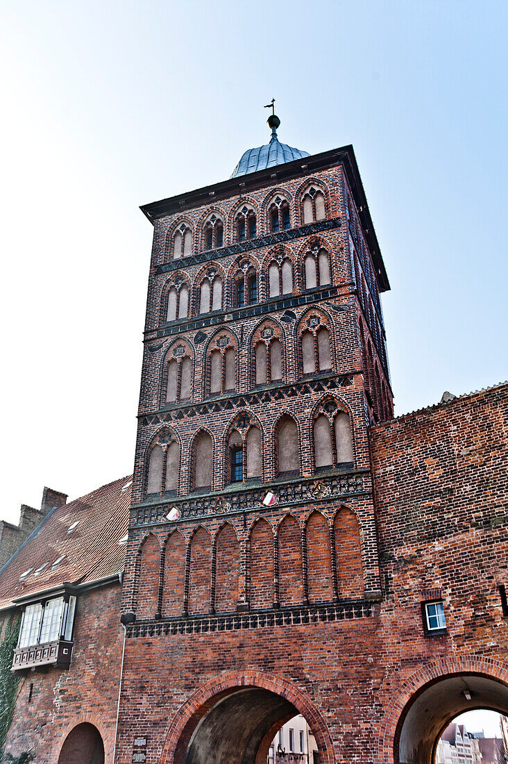 Burgtor, 1444 gebaut Lübeck, Schleswig Holstein, Deutschland