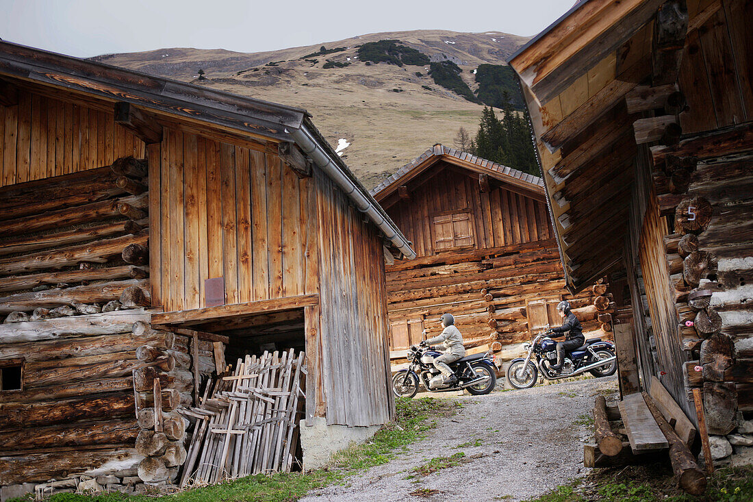 Motorradtouren um Garmisch, Pfafflar am Hahntennjoch, Tirol, Österreich