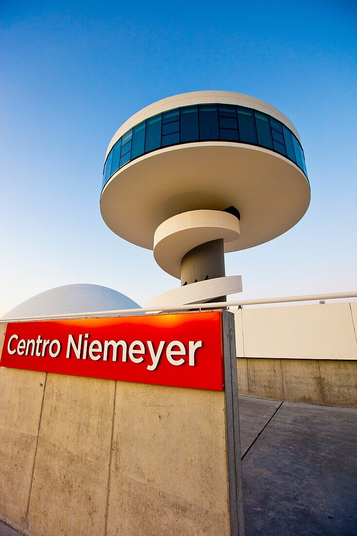 Oscar Niemeyer Cultural Center, Aviles, Asturias, Spain.