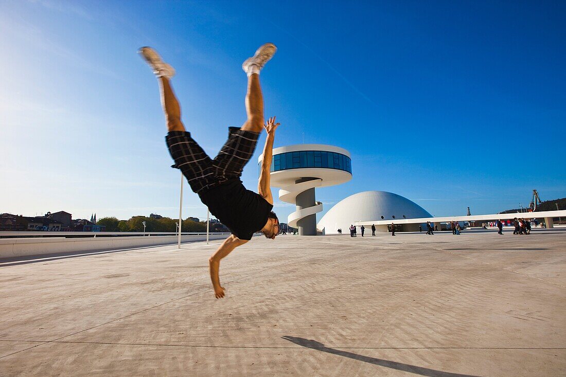 Oscar Niemeyer Cultural Center, Aviles, Asturias, Spain.