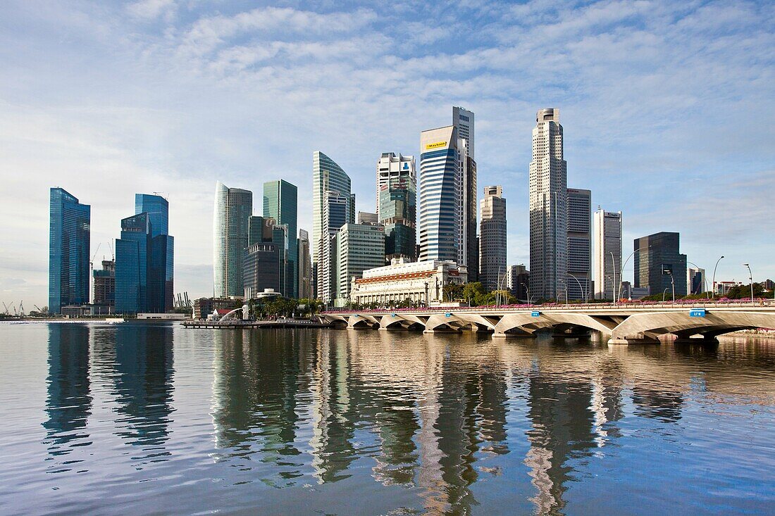 Singapore City, Down Town Skyline.