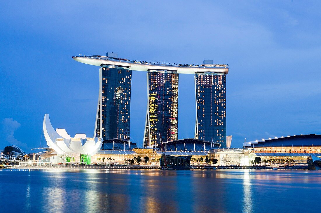 Singapore City, Marina Bay Hotel.