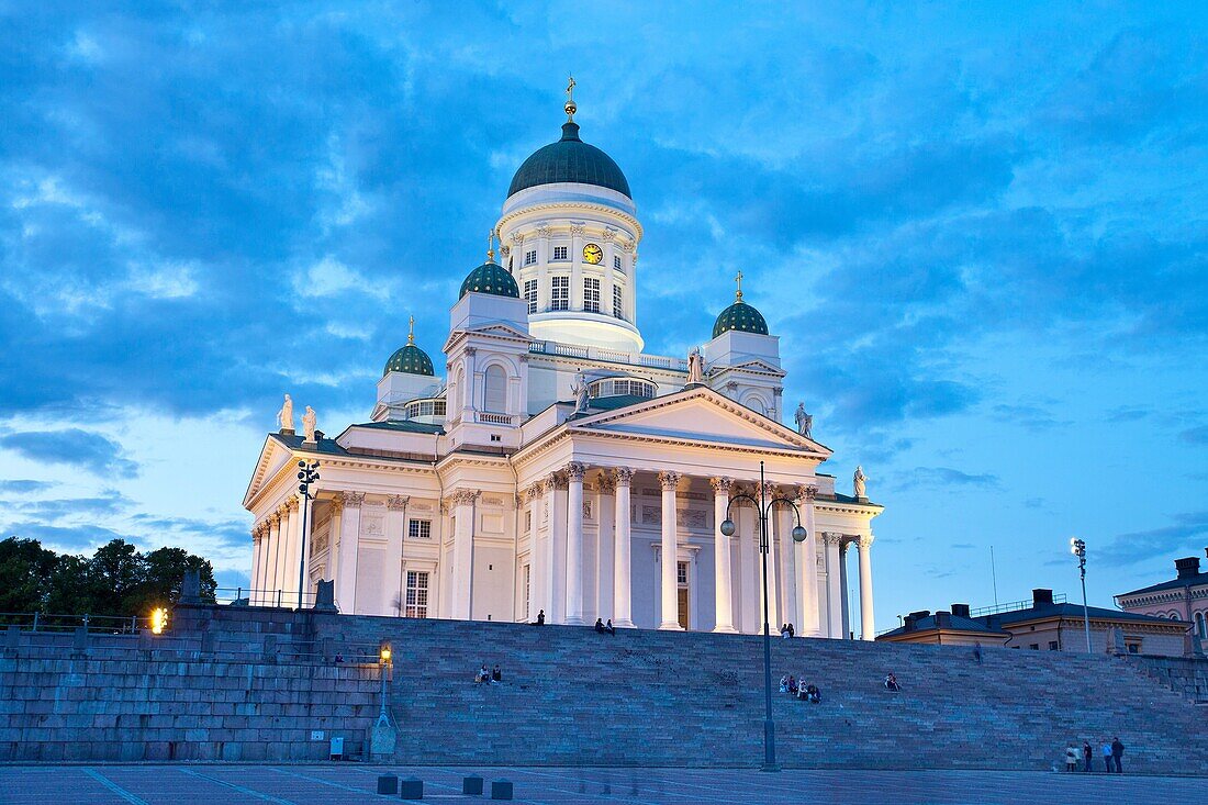 Finland , Helsinki City, San Nicolas Cathedral.