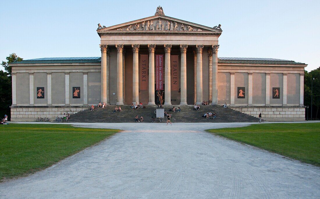 Staatliche Antikensammlung National Collection of Classical Antiquities at the Koenigsplatz square  Munich, Germany