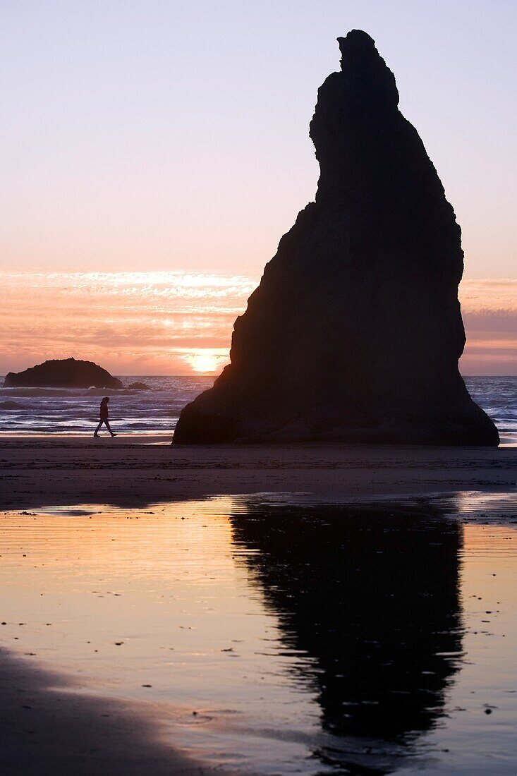 Sunset at Bandon Beach - Bandon, Oregon