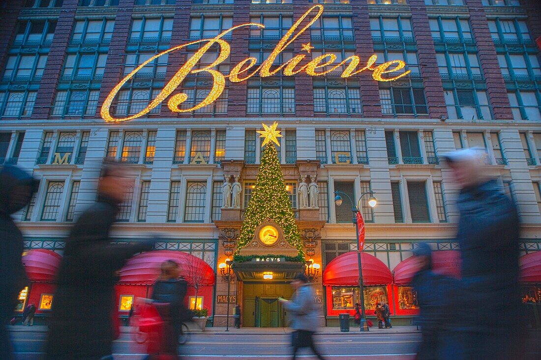 Macy´s Holiday Believe campaign, New York, New York, USA