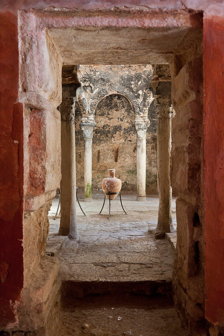 Arabian baths from the 10th century, Banys Arabs, Palma de Mallorca, Mallorca, Spain