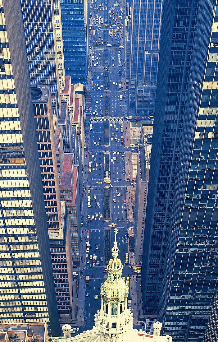 USA, New York City, Park Avenue