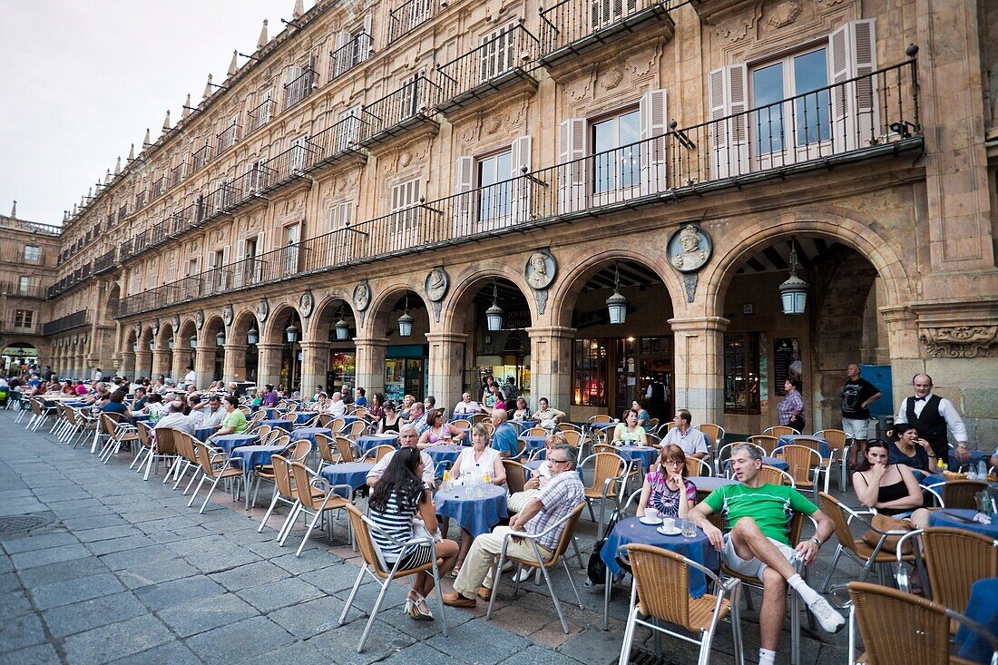 Spain, Castile Leon, Salamanca, Plaza Mayor