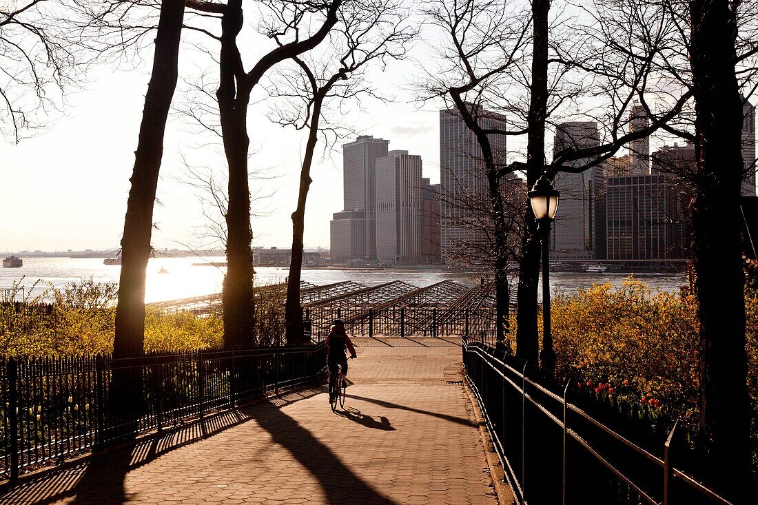 New York - United States, Brooklyn Height promenade, Manhattan skyline