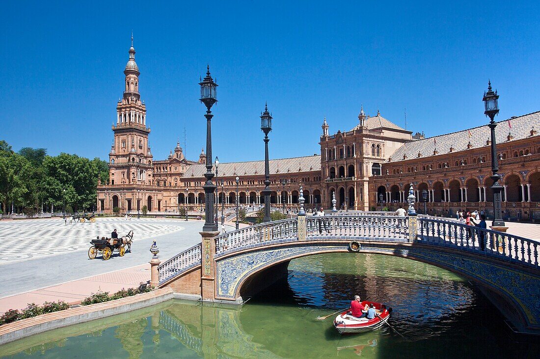 Spain-Spring 2011, Andalucia region , Sevilla City, Spain Square