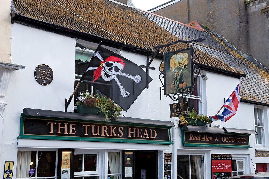 England,Cornwall,Penzance, The Turks Head restaurant