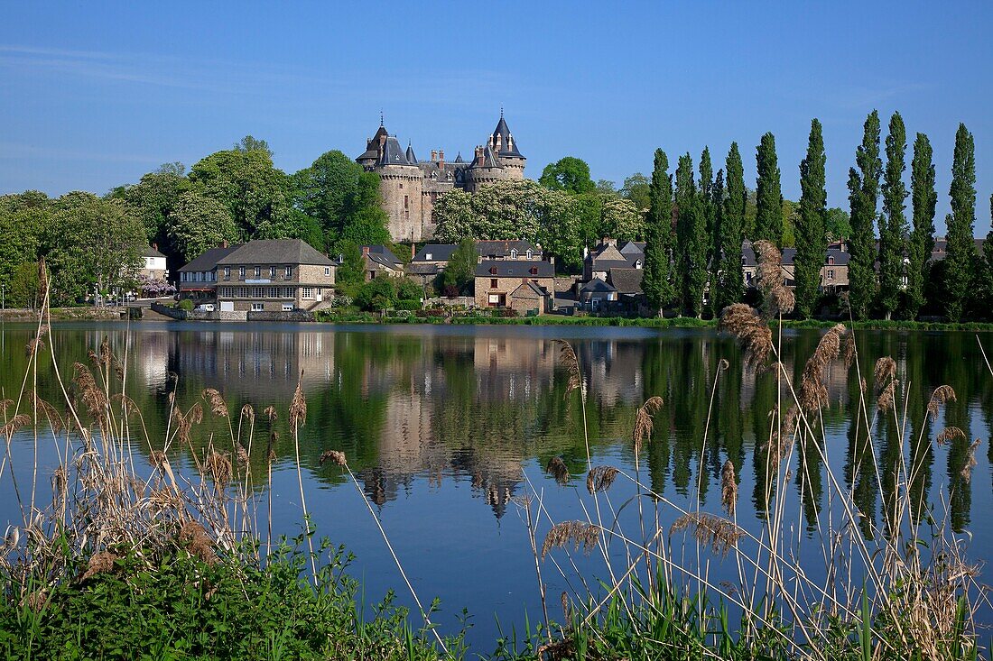 France, Ille-et-Vilaine, Combourg village, Castle