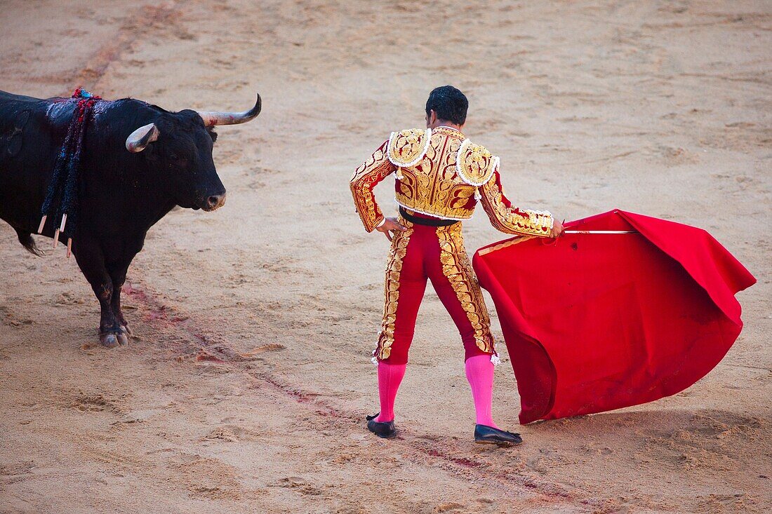 Spain Navarra Pamplona San Fermin Fiesta Plaza de Toros Bullfight