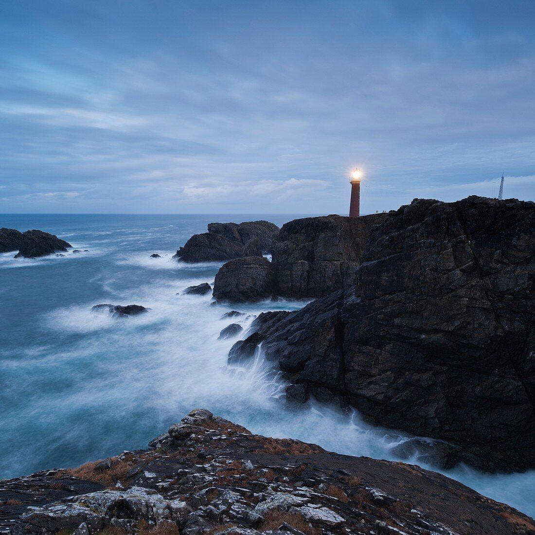 Butt of Lewis lighthouse, Isle of Lewis, Outer Hebrides, Scotland