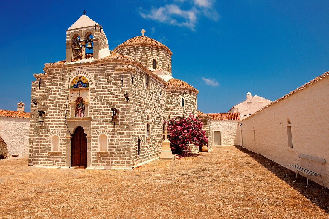 Greek Orthodox Monastery of the Profitis Ilias, Hydra, Greek Saronic Islands