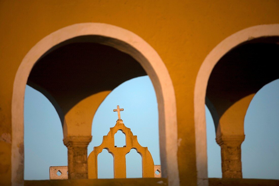 San Antonio de Padua convent in Izamal village on Mexico´s Yucatan peninsula, June 26, 2009