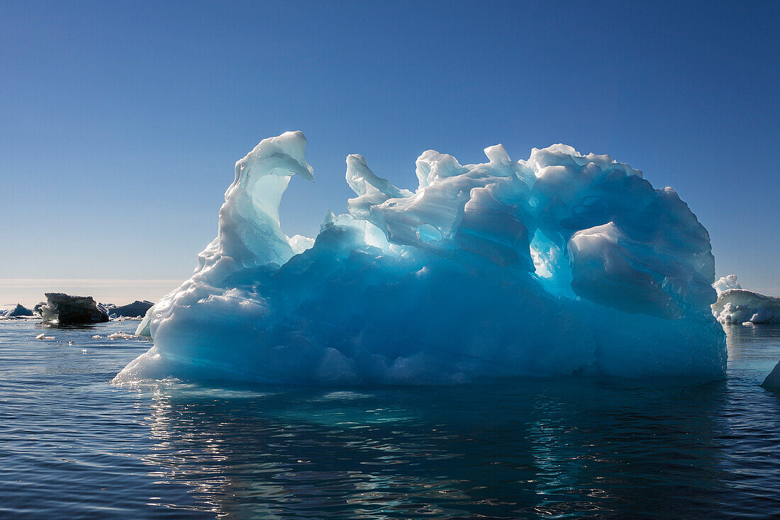 Blue iceberg, Antarctic Sound, Weddell Sea, Antarctica