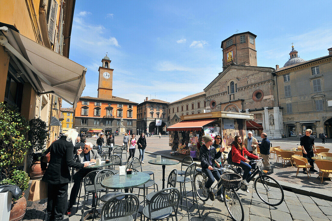 Piazza Prampolini, Reggio Emilia, Emilia Romagna, Italien