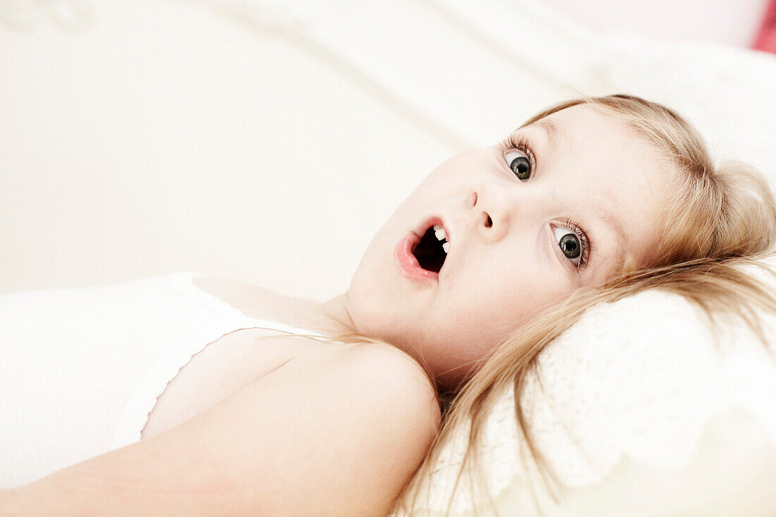 Young Girl With Shocked Expression