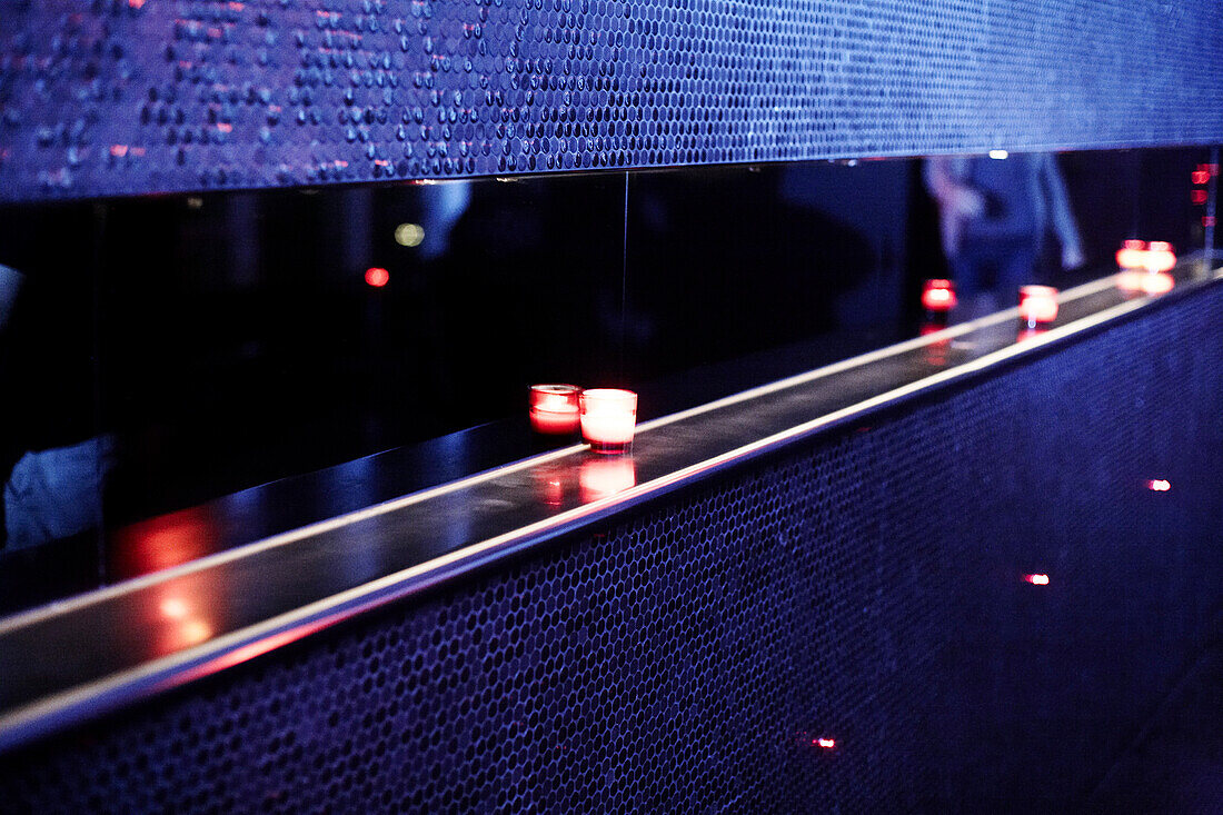 Drink Counter in Nightclub, New York City, USA