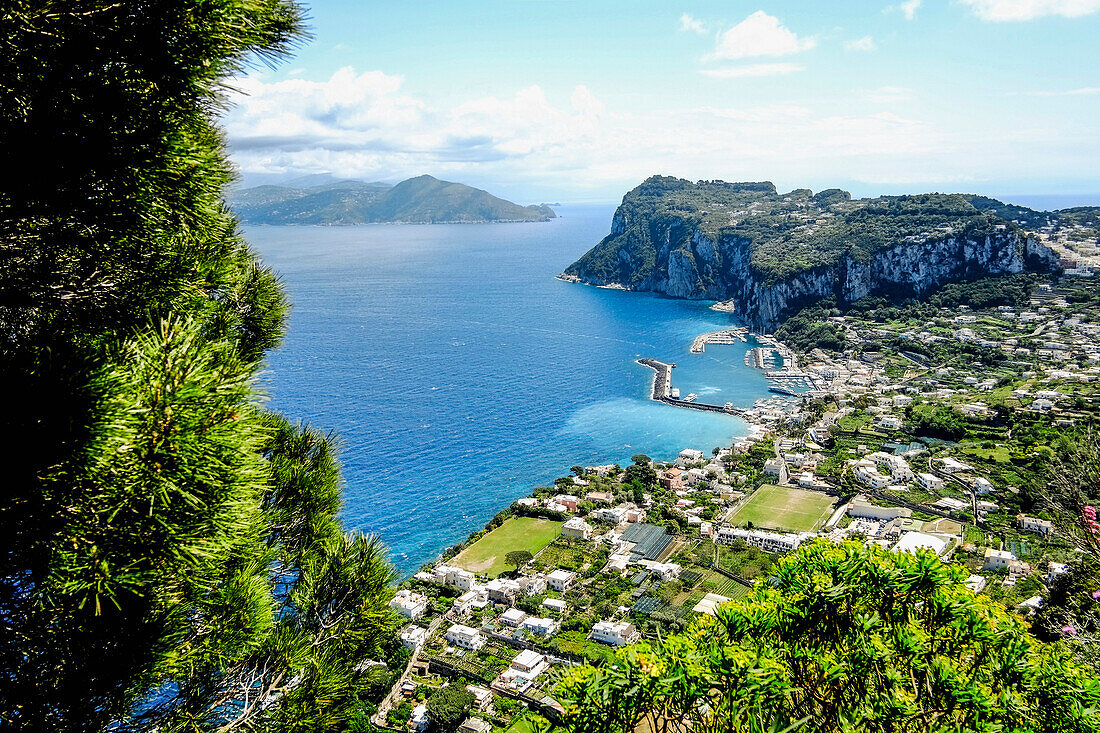 View to Marina Grande, Capri, Campania, Italy
