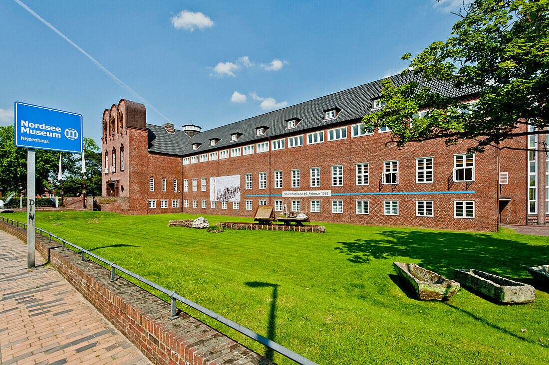 Nordseemuseum in Husum, Ludwig-Nissen-Haus, Husum, Nordfriesland, Schleswig Holstein, Deutschland