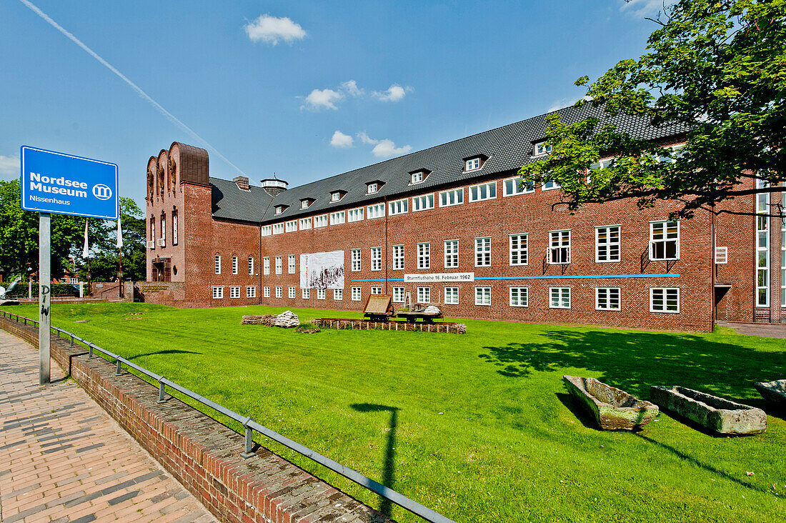 Northsea museum in Husum, Ludwig-Nissen-Haus, Husum, Northern Frisia, Schleswig Holstein, Germany