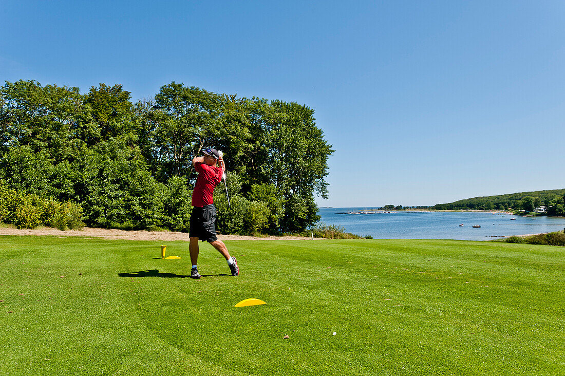 Förde-Golf-Club Glücksburg, Bockholmer Hochplateau, Glücksburg, Flensburger Förde, Schleswig Holstein, Deutschland