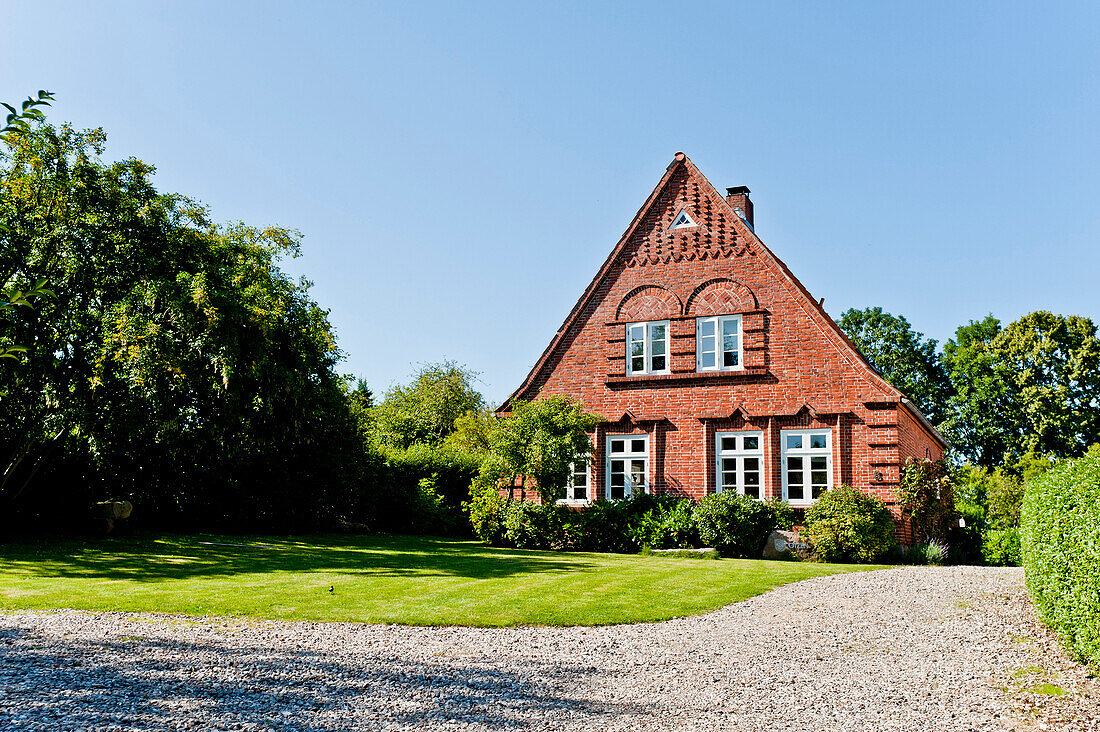 Altes Haus in Gelting, Flensburg, Flensburger Förde, Schleswig-Flensburg, Schleswig-Holstein, Deutschland