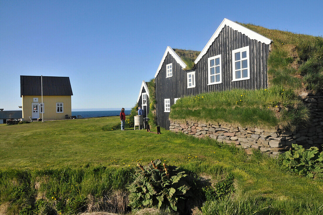 Museum Manarbakki in der Bucht Skjalfandi, Nord Island, Europa