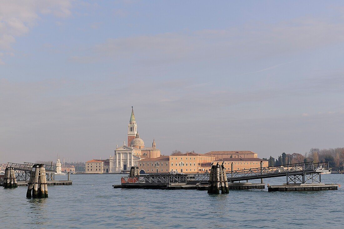 Italy, Venice, Lagoon, Church San Giorgio Maggiore