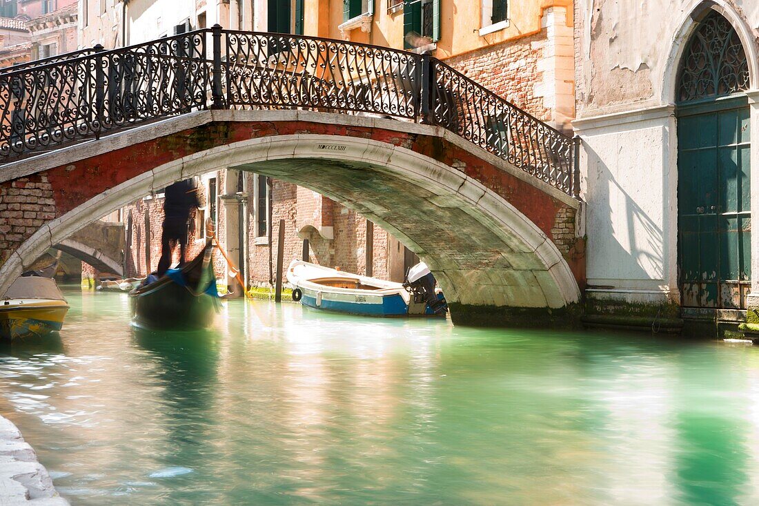 Italy, Venice, Gondola in the canals