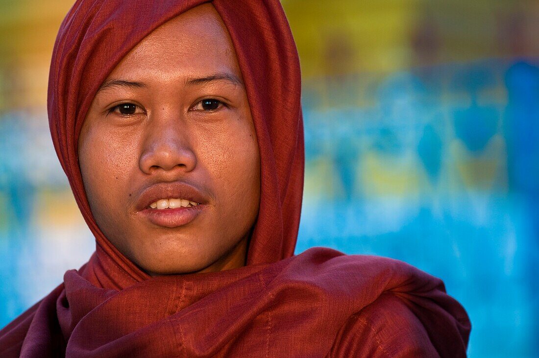 Myanmar (Burma), Mandalay State, Mandalay, Mandalay Hill, Su Taung Pyi Temple, the bonze A Shin Pyannya Thiri