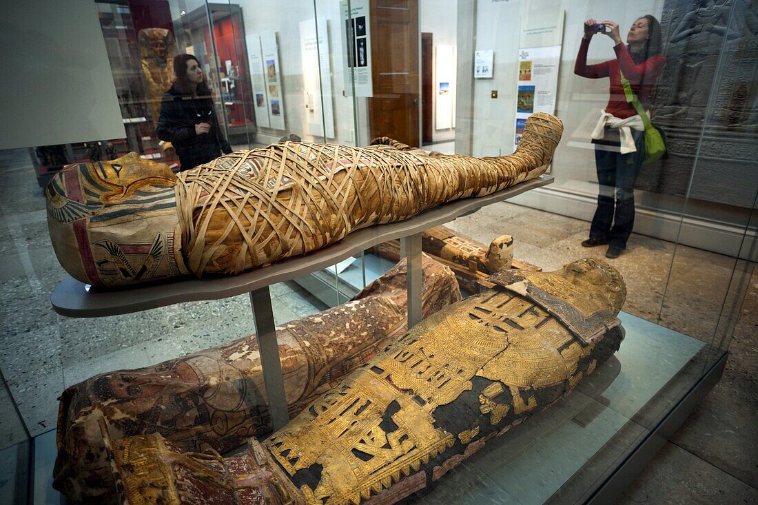 England,London,British Museum,Egyptian Mummies