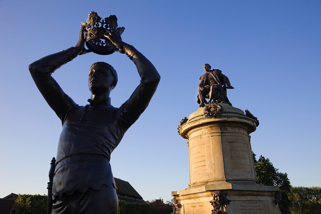 England,Warwickshire,Stratford,Shakespeare Statue