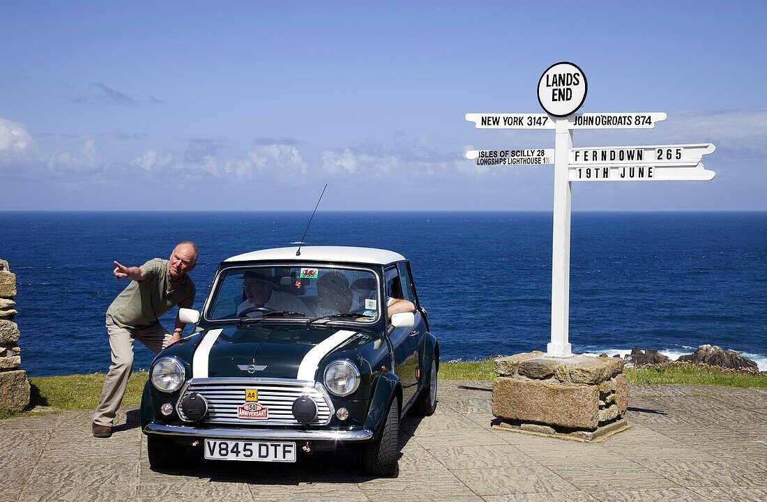 England,Cornwall,Lands End,The Lands End Signpost