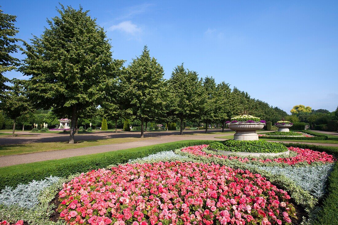 England,London,Regents Park,Avenue Gardens,Flower Display