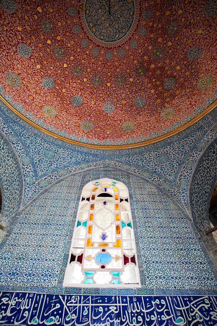 Turkey,Istanbul,Topkapi Palace Museum,Interior of the Baghdad Pavilion