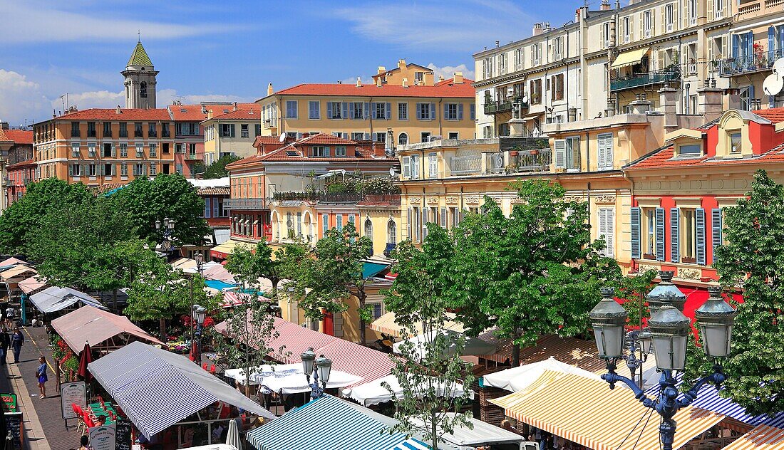 France, Alpes-Maritime (06), Nice, old town, the course Saleya