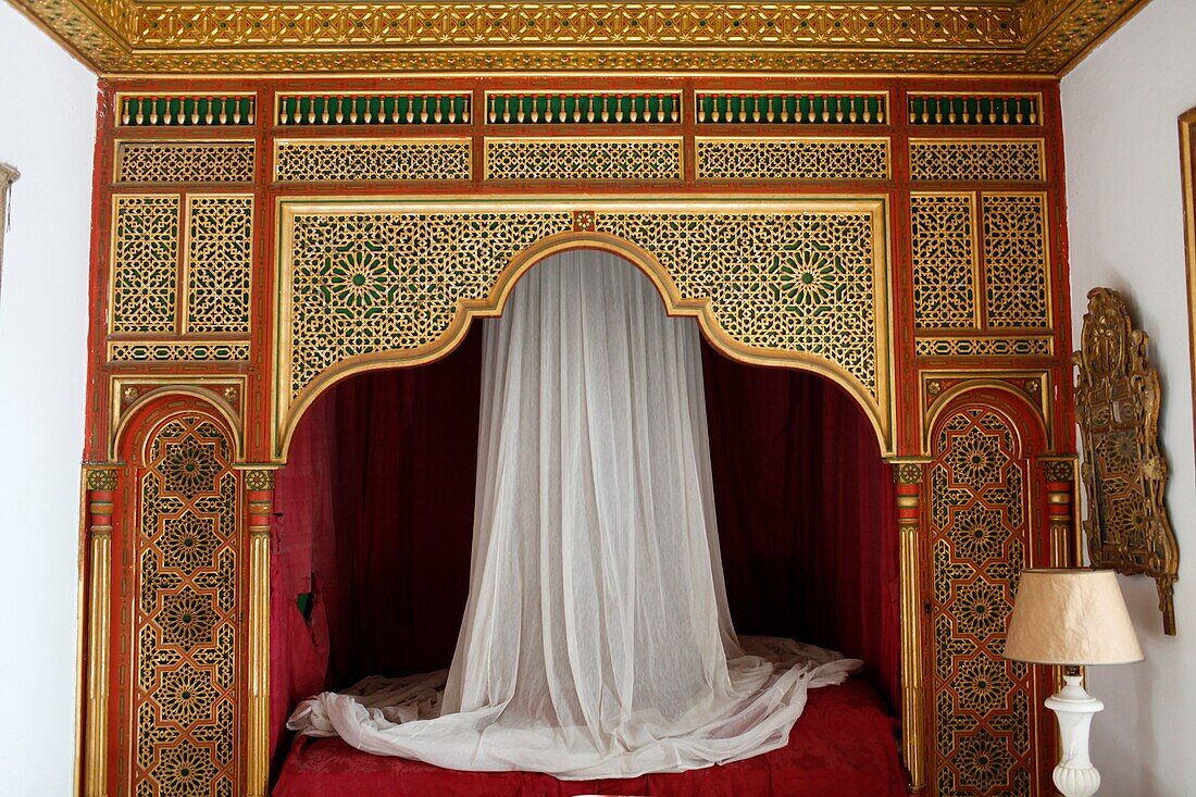 Baron Erlanger's house in Sidi Bou Said Tunis. Tunisia.