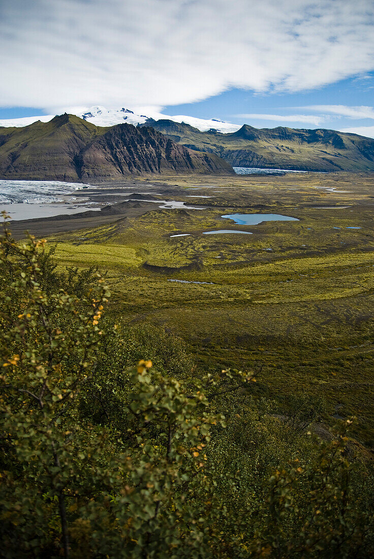 View of Skaftafell National Park, Iceland